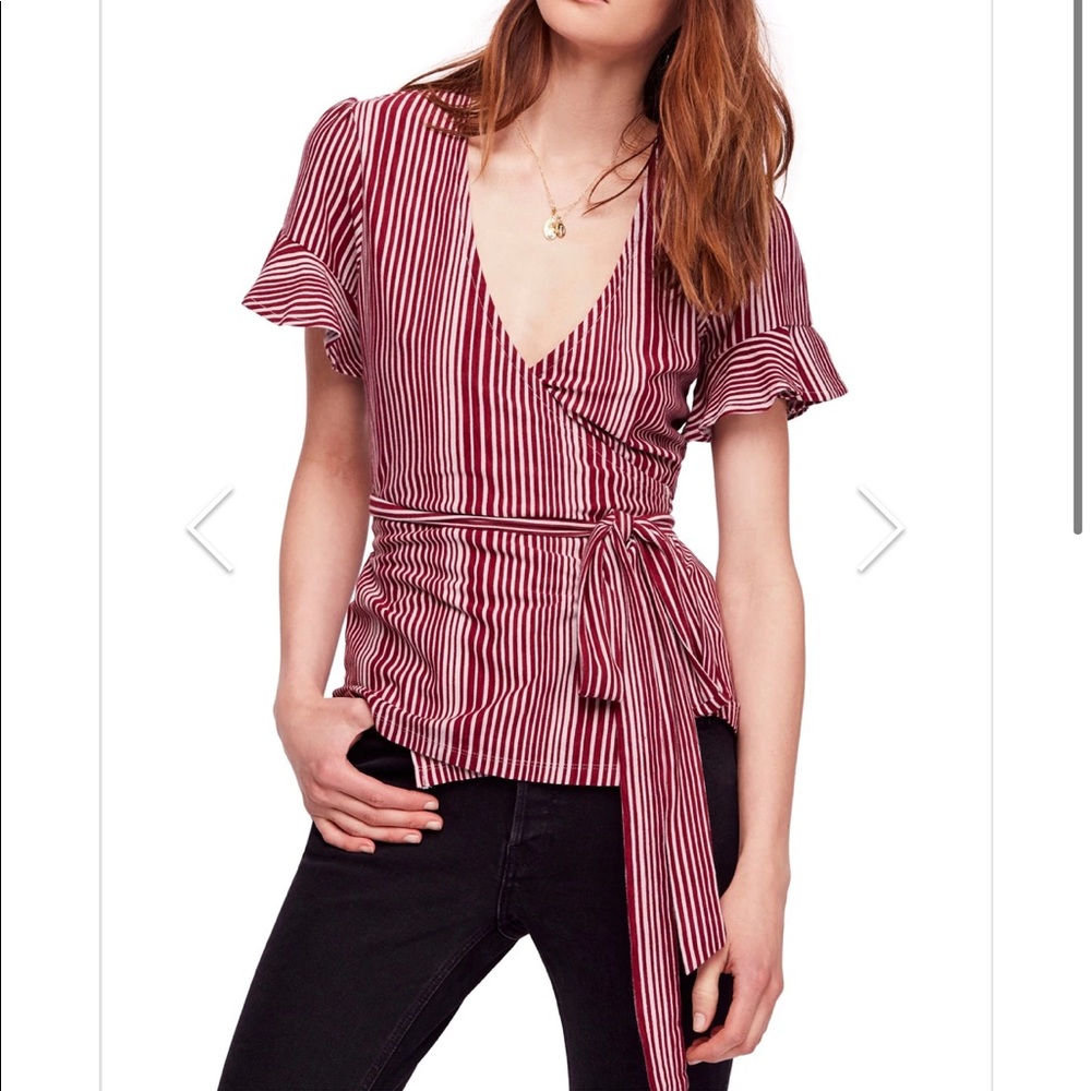 Free People Wrap Top